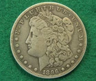 1896-S San Francisco circulated U.S. Morgan Silver Dollar S Mint