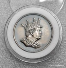 Trump MAGA King -  1/2 oz .999 antiqued silver round in ringed capsule