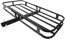 Maxxhaul 70107 53 X 19-12 Hitch Cargo Carrier - Trailer Mount Steel With H... Maxxhaul 70107 53 X 19-12 Hitch Cargo Carrier - Trailer Mount Steel With H...