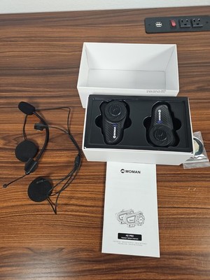 Moman H2Pro Motorcycle Intercom Headset - missing bracket.