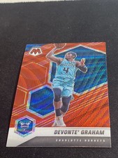 2020-21 Panini Mosaic - Devonte' Graham #196 Red Wave Mosaic Prizm
