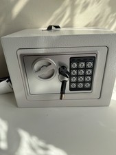 Digital Electronic Home Security Safe Box - 17x17x23cm - Steel Safe with Keys