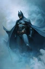 Batman Sketch Original Art card w/Signature #028