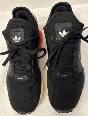 Adidas Mens NMD_R1 V2 Core Black/Red Knit Sneakers Size 10.5  display picture 1