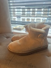 UGG Bailey Button II Women's Chestnut Boots, Size UK 5