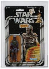 1979 Kenner Star Wars Boba Fett Carded Action Figure 21 Back-A - AFA NM