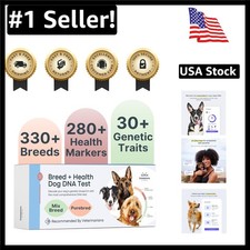 Holistic Dog DNA Testing Kit - 280 Genetic Risks Breed Identification