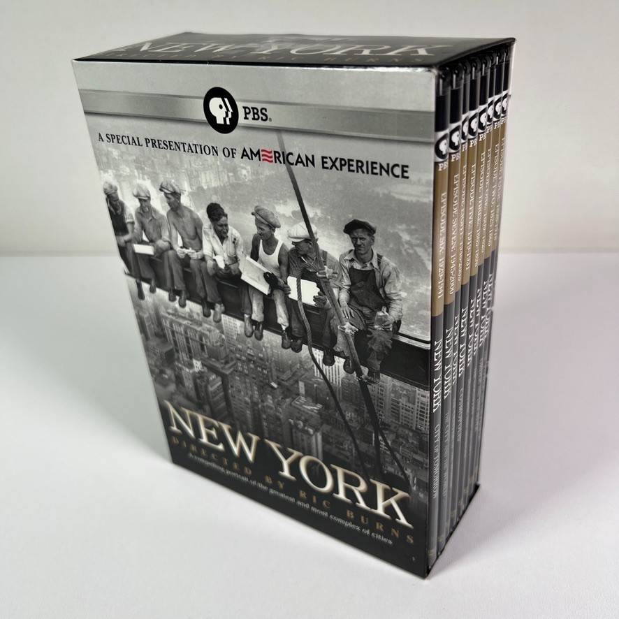 New York-A Film by Ric Burns (DVD, 8-Disc, 1999) PBS Documentary