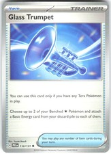 Glass Trumpet 110/131 Prismatic Evolutions PRE NM Pokemon Card TCG