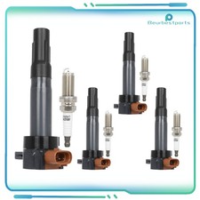 4*Ignition Coils & 4*Spark Plugs For Suzuki Kizashi 2.4L SX4 2.0L 2010-2013