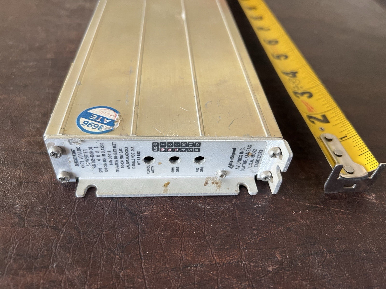 Bendix King KN72 VOR LOC Converter 066-4009-00 Aircraft Avionics Untested