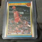 Fleer 1988-89 All-Star Team Michael Jordan Chicago Bulls #120 Basketball Card