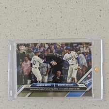 SHOHEI OHTANI / MOOKIE BETTS World Series 2024 Topps Now #865 Dodgers, PR: 9005