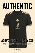 MEXICO AUTHENTIC 2025 GOLD CUP JERSEY  JF2639