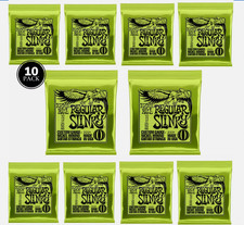  10 PACK ERNIE BALL REGULAR SLINKY 10-46 ELECTRIC GUITAR STRINGS 2221 10 SETS 