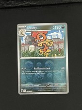 Scrafty Pokeball Reverse Holo White Flare #058/086