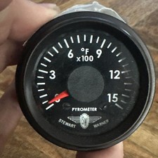 Stewart Warner Pyrometer Gauge New Old Stock