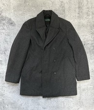 Polo Ralph Lauren Wool Heavy Coat Men's M Gray Size Green Label