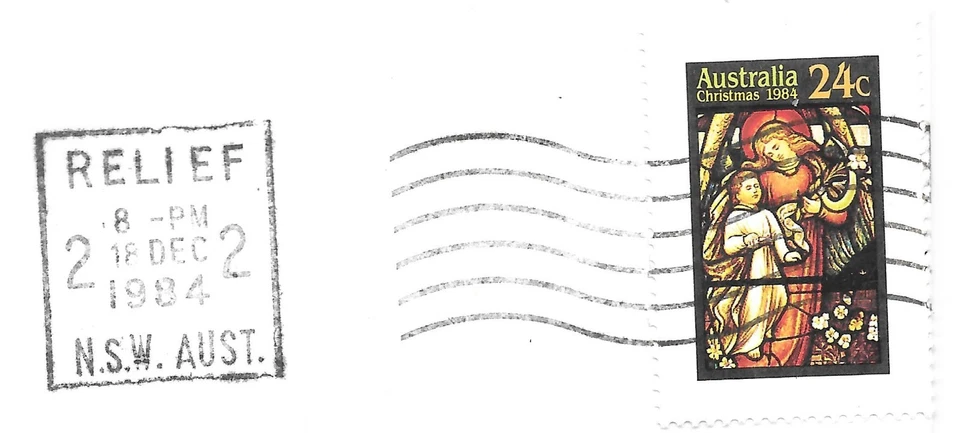 AUSTRALIA COVER 18/12/84 BOXED RELIEF CANCEL - Image 2 of 2