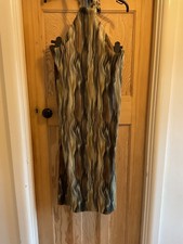 Boohoo Fine Pleated Halter Neck Sundress Size 16