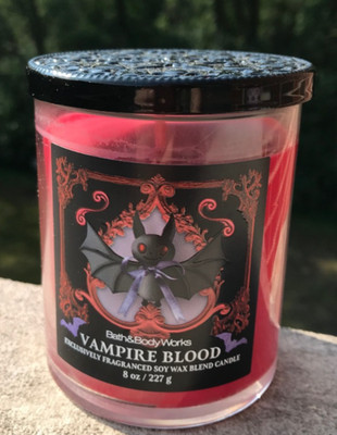 BRAND NEW Bath & Body Works Vampire Blood Single Wick Candle 8 oz