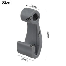 1 sztuka hak plandekowy hak do łodzi akcesoria kajakowe plastikowe haczyki sporty wodne