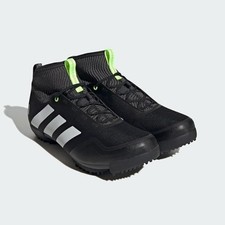 Adidas Men's 10.5 The Gravel, Black/White/Lucid Lemon, HQ9034