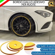 CONTORNO GIALLO BORDO CERCHI IN LEGA ADESIVO RENAULT SCENIC SCENIC XMOD