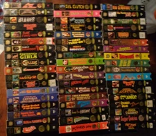 Rare VHS Troma Horror Cult Lot 60 tapes READ! some sealed TOXIE !! Killer Nerd !
