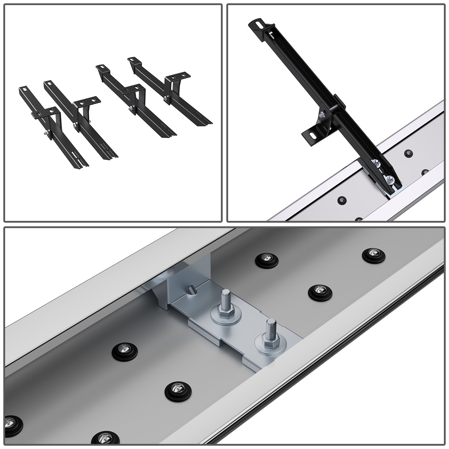 For 07-16 Honda CRV CR-V 6.5" Premium Running Boards Side Step Pedal Nerf Bar