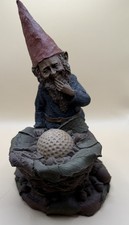 Tom Clark Gnome 7.25" “Hogan” 1984 Golf Hand Signed Collectible Figurine #50
