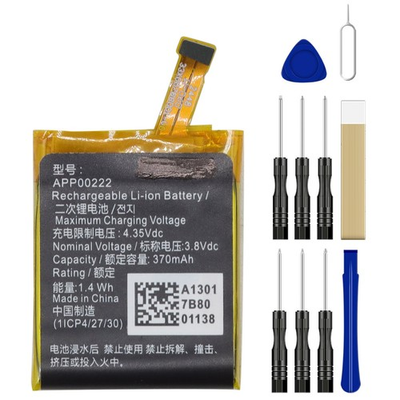 #ad For Michael Kors Access Grayson MKT5025 Battery Replacement APP00222 370mAh $20.99