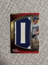 Clayton Kershaw 2009 Upper Deck Icons Letterman “O” Dodgers /30 Relic Patch