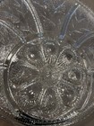 Vintage Indiana Glass Deviled Egg/Relish Platter Tree Of Life Clear Glass 13” — photo 4