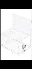 Amazon Basics Clear Key Ballot Box With Lock