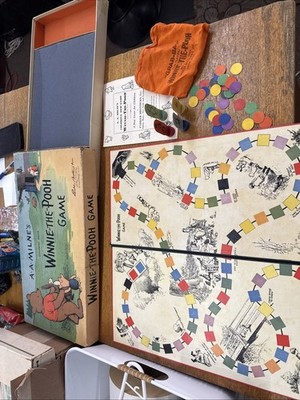 Rare Vintage 1933 Parker Brothers Winnie The Pooh Board Game