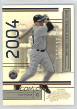2004 Playoff Absolute Memorabilia Spectrum Gold 10/50 Mike Piazza #128 HOF g5i