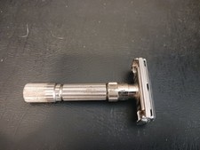 Vintage Gillette Fatboy Adjustable Safety Razor 1961 G1 Made In USA Working