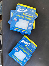 Mack's Silicone Putty Sleeping Earplugs, White, 6 Pair Value Pack Lot Of 4 Packs