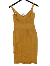 House Of CB London Bodycon Midi Dress M in Yellow
