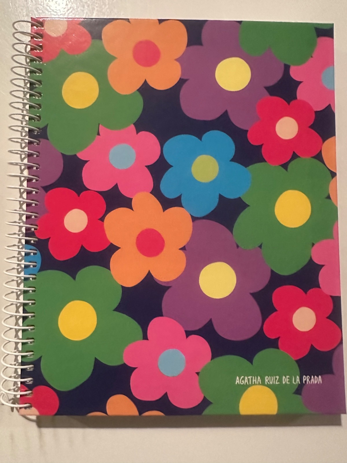 Miquelrius Agatha Ruiz de la Prada Flowers A5 Lined 4-subject Notebook