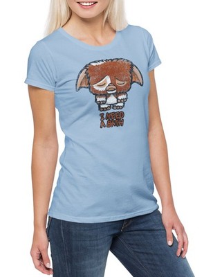 I Need A Bath Damen T-Shirt L Sale Gremlins Fun Gremlin Symbol Light