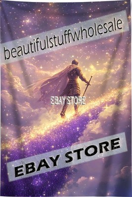 tapestry Celestial Light warrior sky glowing energy floating magic 39X59 in