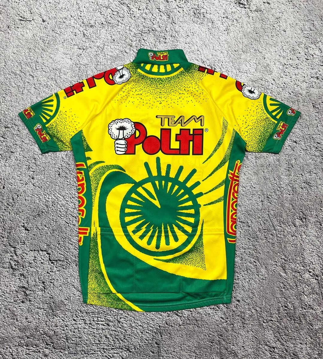 Team Polti Cycling Jersey Santini SMS Fausto Coppi Full Print Size