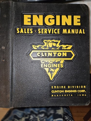 #ad Vintage Clinton Engine Sales Service Parts List Manual 1950s 60#x27;s Tecumseh $89.99