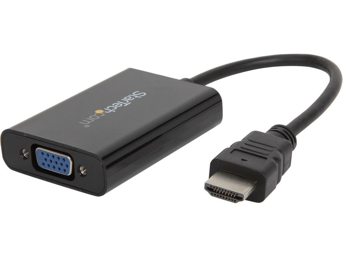 HD2VGAA2 HDMI to VGA Adapter With Audio 1080p
