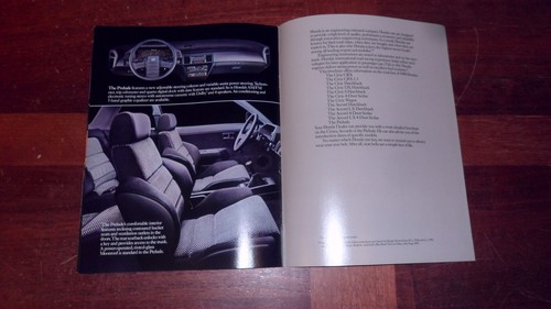 1984 Honda Civic CRX Accord LX Prelude New Car Dealer Brochure - Picture 6 of 8