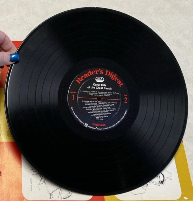 Great Hits of the Great Band Vinyl Record 1967 Vintage Tested RDA 44-D2 Reader's - Image 3 of 4