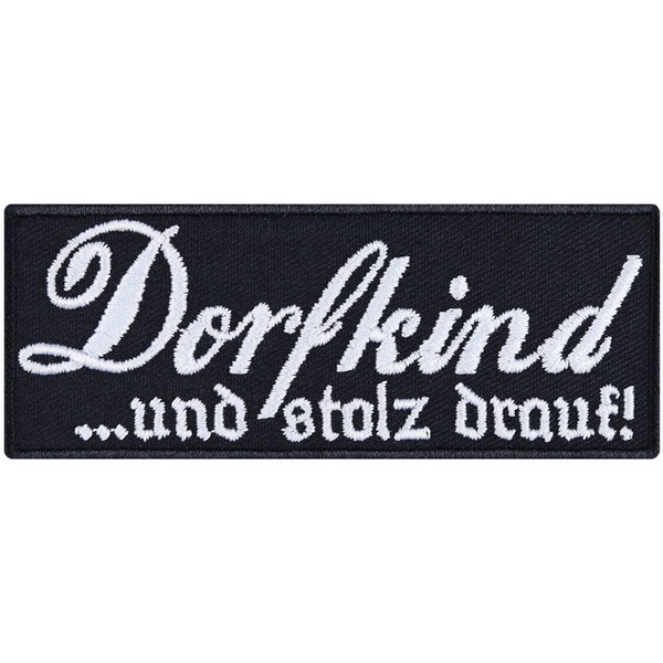 Lustiger AufnäHer: Dorfkind - Und Stolz Drauf! AufbüGler Bayern Patch ÖSterreich-image