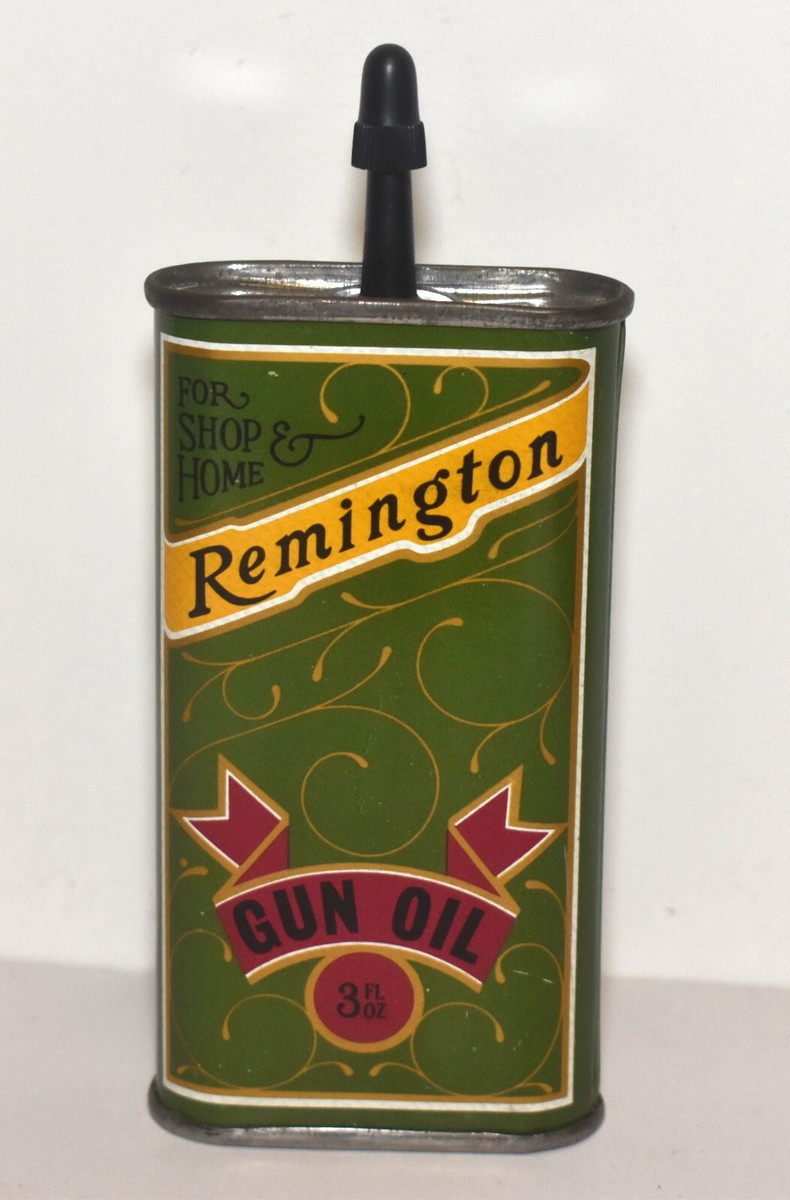 Vintage NOS Remington Gun Oil 3 Oz Advertising Handy Oiler Can | eBay